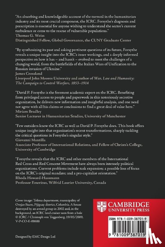 Forsythe, David P. (University of Nebraska - The Contemporary International Committee of the Red Cross