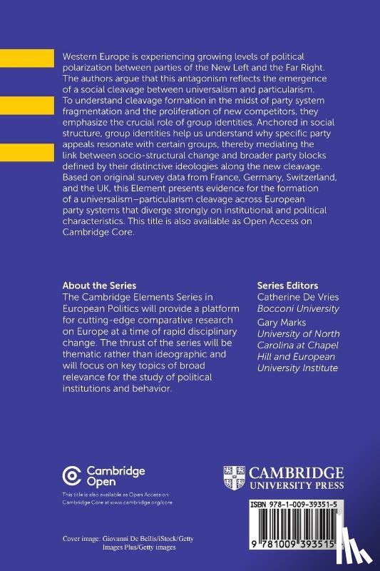 Bornschier, Simon (University of Zurich), Haffert, Lukas (University of Zurich), Hausermann, Silja (University of Zurich), Steenbergen, Marco (University of Zurich) - Cleavage Formation in the 21st Century