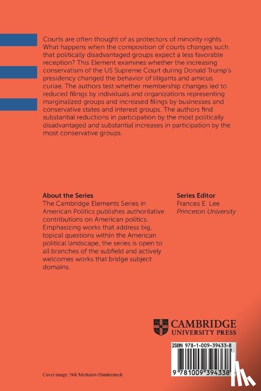 Widner, Kirsten (University of Tennessee), Gunderson, Anna (University of Texas - The Haves and Have-Nots in Supreme Court Representation and Participation, 2016 to 2021
