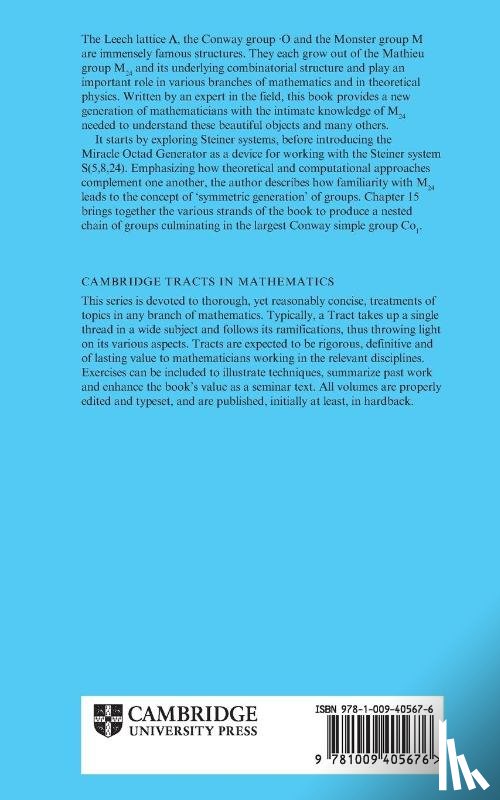 Curtis, Robert T. (University of Birmingham) - The Art of Working with the Mathieu Group M24