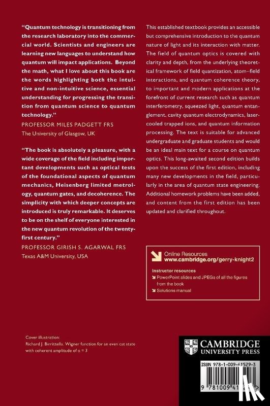 Gerry, Christopher C. (Lehman College, Knight, Peter L. (Imperial College London and the UK National Physical Laboratory) - Introductory Quantum Optics