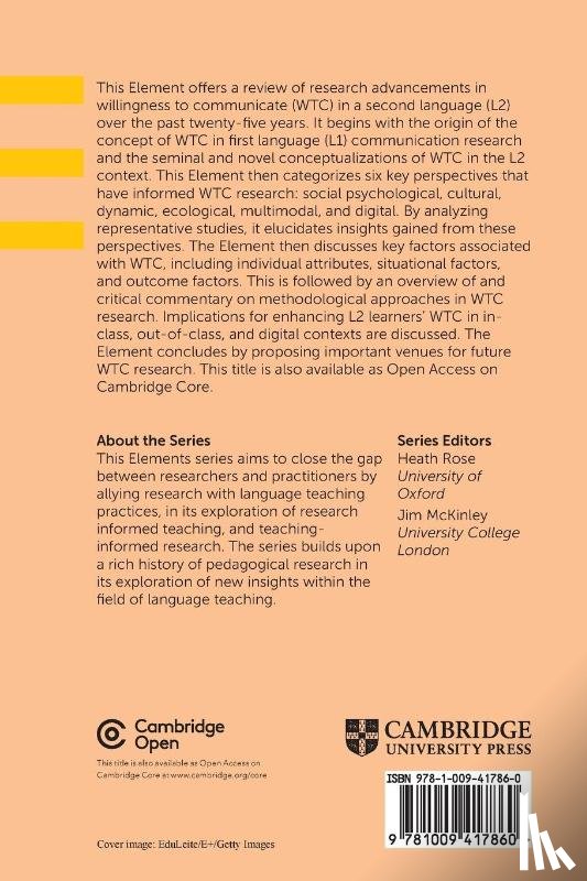 Peng, Jian-E (Shantou University) - Willingness to Communicate in a Second Language