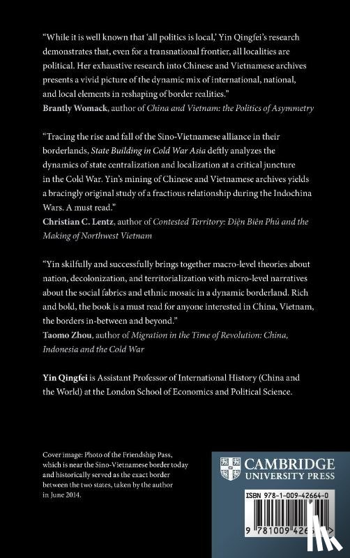 Yin, Qingfei (London School of Economics and Political Science) - State Building in Cold War Asia