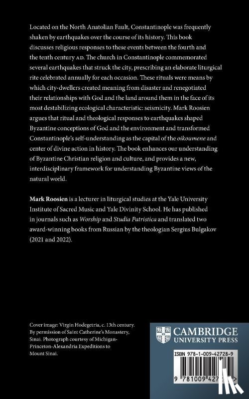 Roosien, Mark (Yale University - Ritual and Earthquakes in Constantinople