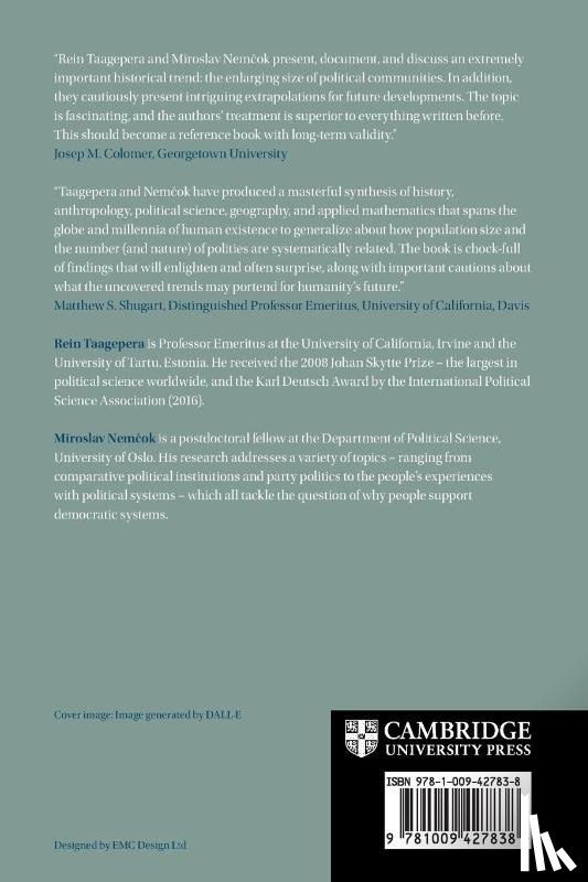 Taagepera, Rein (University of California, Nemcok, Miroslav (University of Oslo - More People, Fewer States