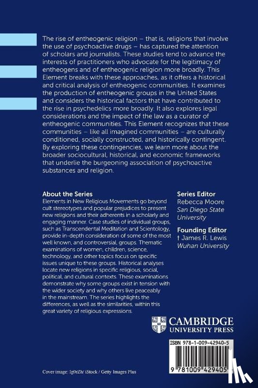 Stoddard, Brad (McDaniel College) - The Production of Entheogenic Communities in the United States