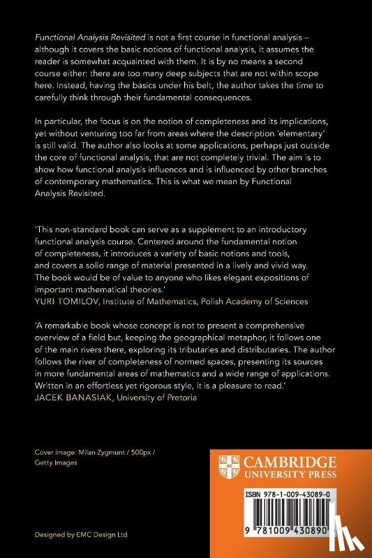 Bobrowski, Adam (Politechnika Lubelska - Functional Analysis Revisited