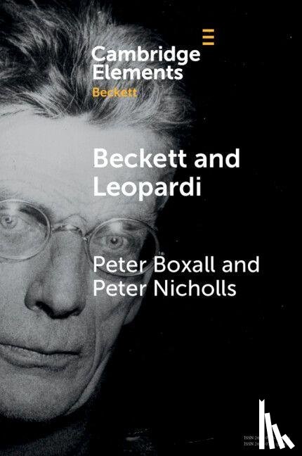 Boxall, Peter (University of Oxford), Nicholls, Peter (New York University) - Beckett and Leopardi