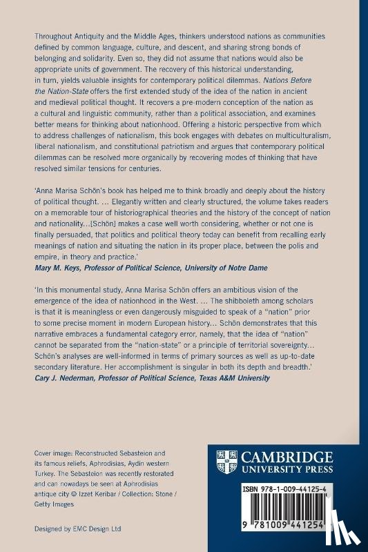 Schon, Anna Marisa (Duke University - Nations before the Nation-State