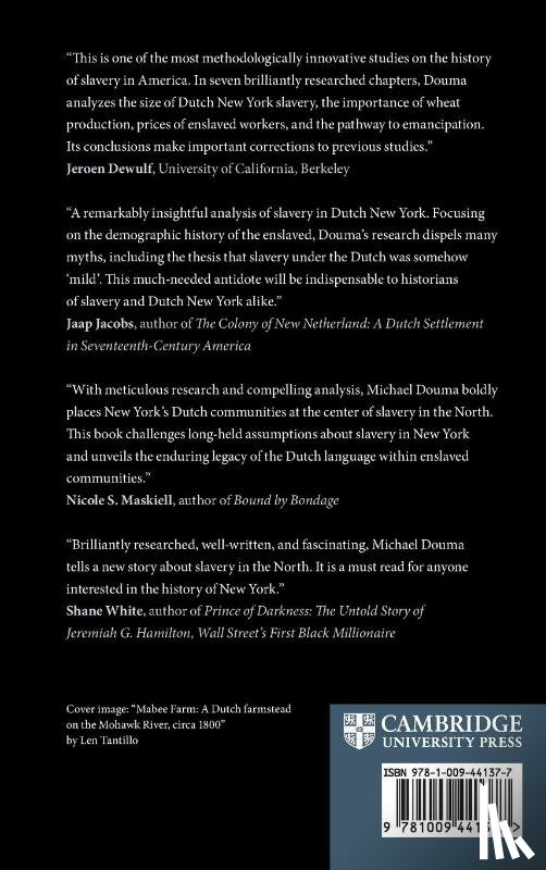 Douma, Michael J. (Georgetown University - The Slow Death of Slavery in Dutch New York