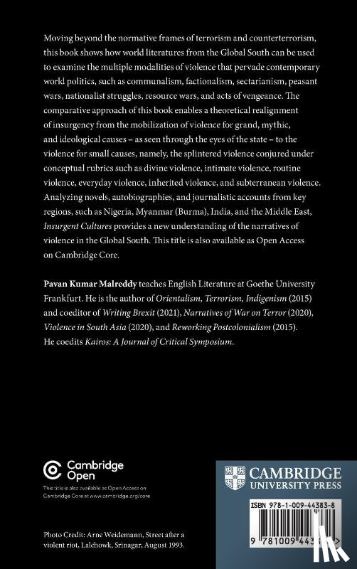 Malreddy, Pavan Kumar (Goethe-Universitat Frankfurt Am Main) - Insurgent Cultures