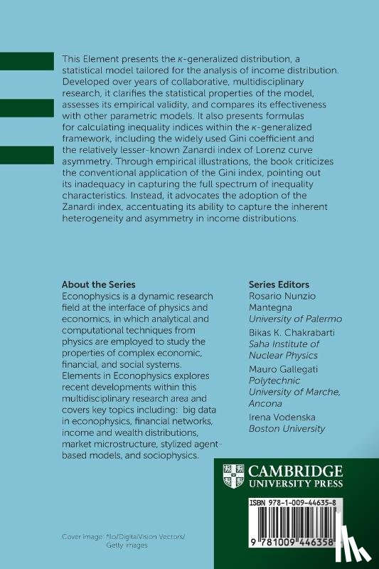 Clementi, Fabio (University of Macerata, Gallegati, Mauro (Marche Polytechnic University, Gianmoena, Lisa (University of Pisa, Kaniadakis, Giorgio (Politecnico di Torino - The ?-Statistics Approach to Income Distribution Analysis