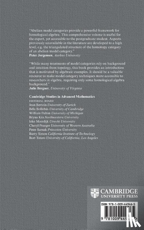 Gillespie, James (Ramapo College of New Jersey) - Abelian Model Category Theory