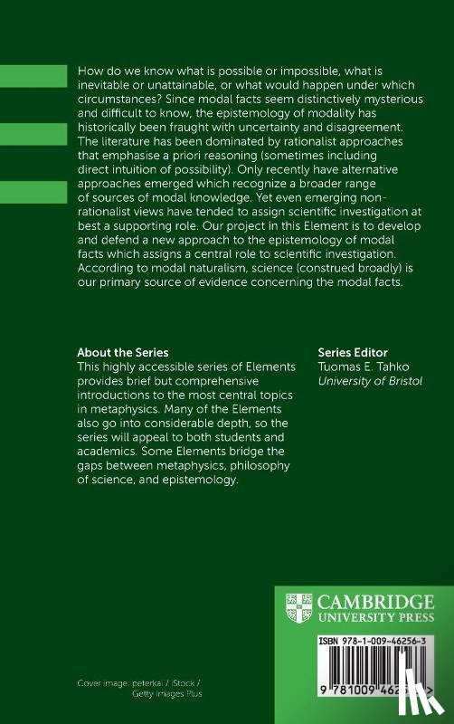 Bryant, Amanda (St Francis Xavier University, Wilson, Alastair (University of Leeds) - Modal Naturalism