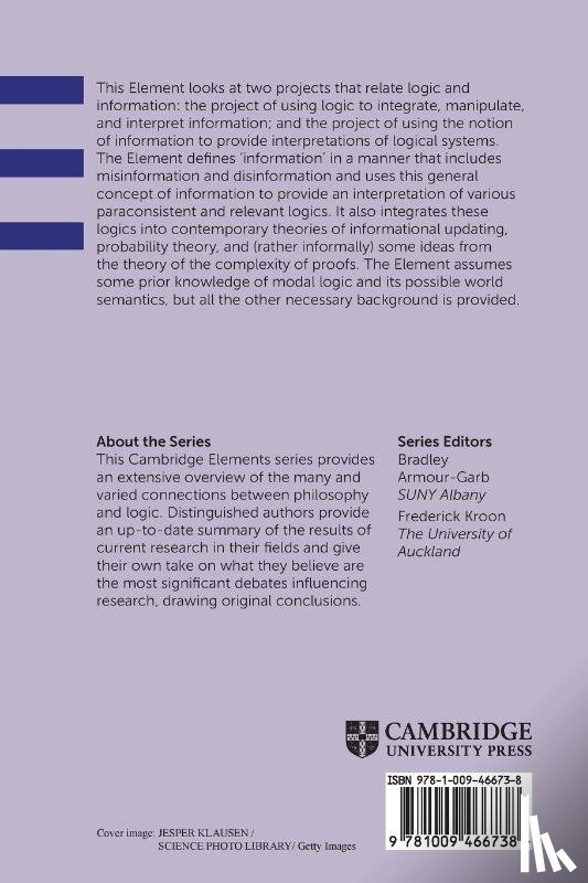 Mares, Edwin (Te Herenga Waka – Victoria University of Wellington) - Logic and Information