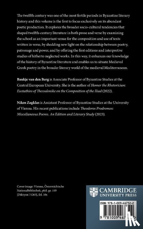  - Poetry in Byzantine Literature and Society (1081-1204)