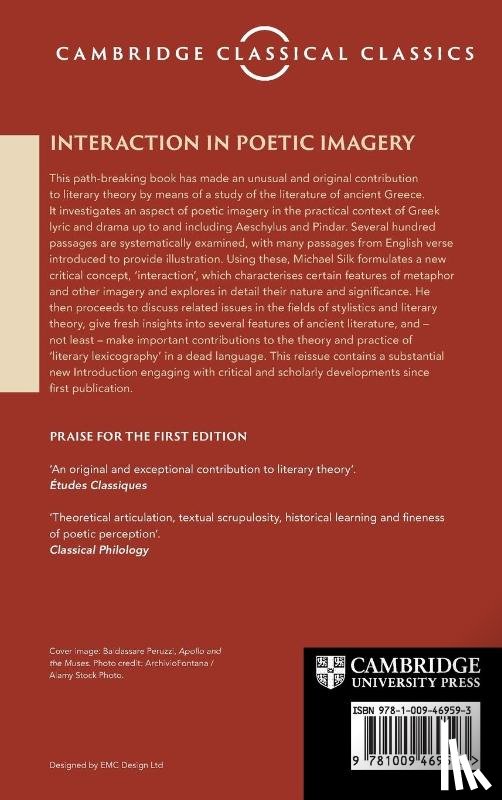 Silk, M. S. (King's College London) - Interaction in Poetic Imagery