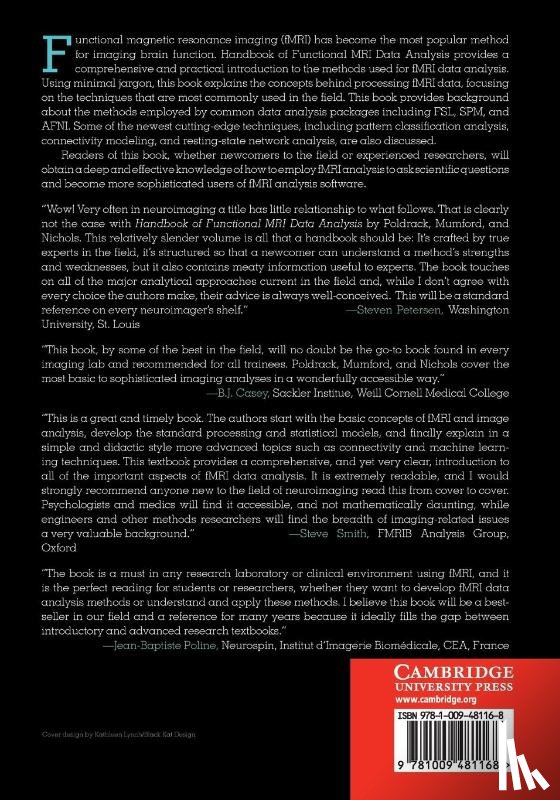 Poldrack, Russell A. (Stanford University, Mumford, Jeanette A. (Stanford University, Nichols, Thomas E. (University of Oxford) - Handbook of Functional MRI Data Analysis