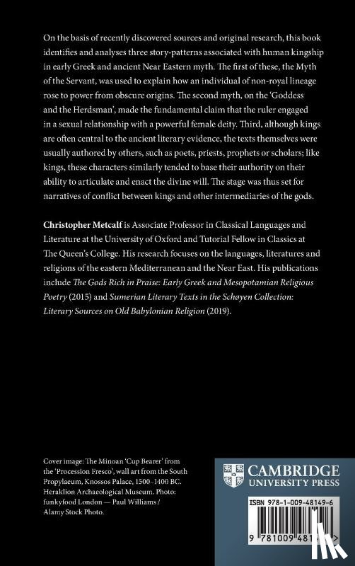 Metcalf, Christopher (University of Oxford) - Three Myths of Kingship in Early Greece and the Ancient Near East