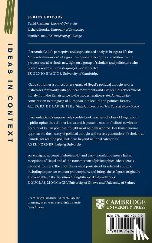 Gallo, Fernanda (University of Cambridge) - Hegel and Italian Political Thought