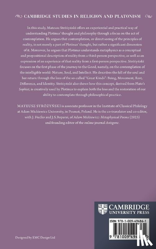 Strozynski, Mateusz (Uniwersytet im. Adama Mickiewicza w Poznaniu - Plotinus on the Contemplation of the Intelligible World