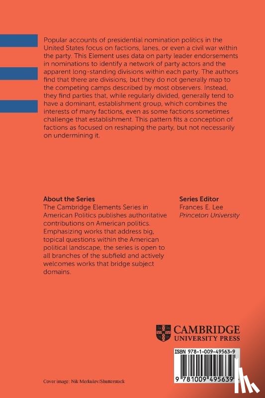 Blum, Rachel M. (University of Oklahoma), Noel, Hans C. (Georgetown University) - Cooperating Factions