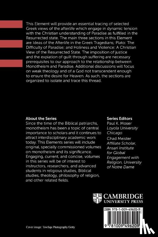 Gilson, Caitlin Smith (University of Holy Cross) - Monotheism and Paradise