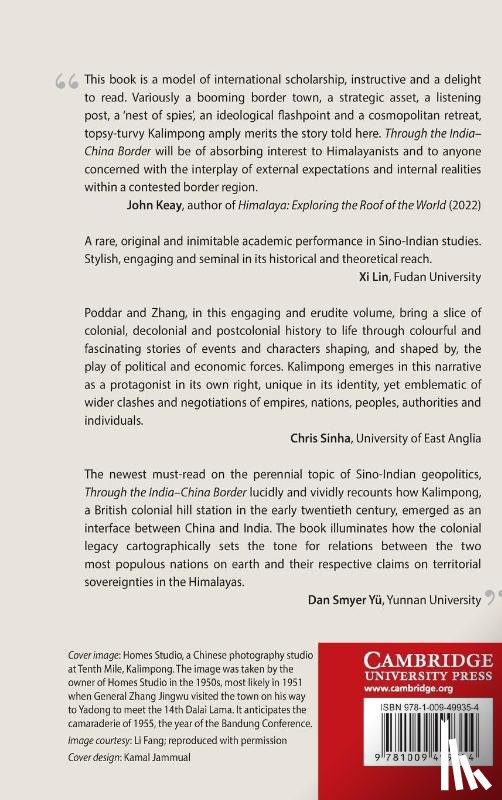Poddar, Prem (Roskilde University, Lindkvist Zhang, Lisa (Heidelberg University - Through the India-China Border
