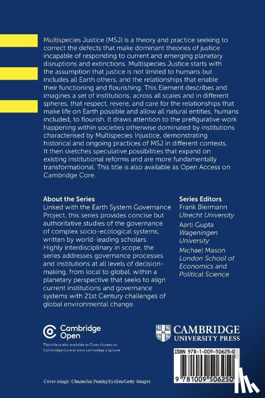 Celermajer, Danielle (University of Sydney), Burke, Anthony (University of New South Wales), Fishel, Stefanie (University of the Sunshine Coast), Fitz-Henry, Erin (University of Melbourne) - Institutionalising Multispecies Justice