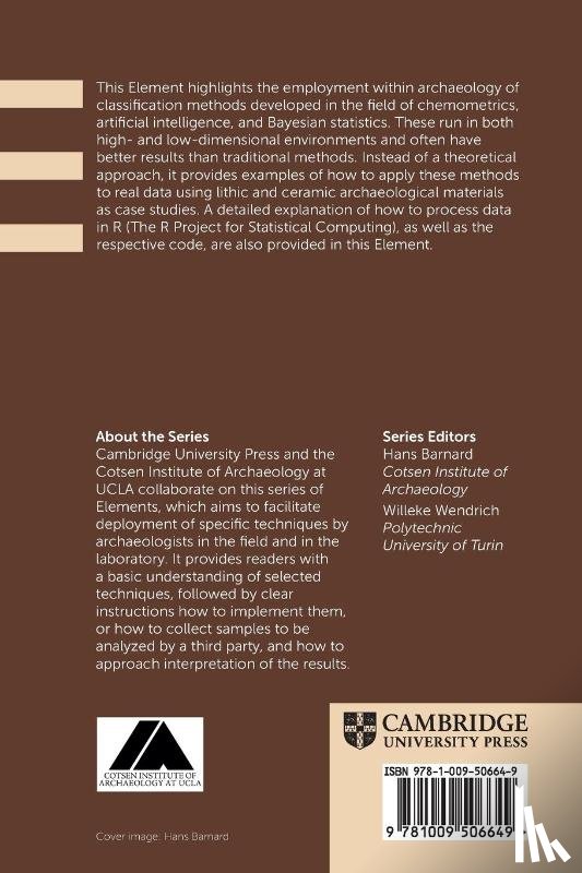 Argote, Denisse L. (Instituto Nacional de Antropologia e Historia), Lopez-­Garcia, Pedro A. (Escuela Nacional de Antropologia e Historia), Torres-­Garcia, Manuel A. (Instituto Nacional de Antropologia e Historia) - Machine Learning for Archaeological Applications in R