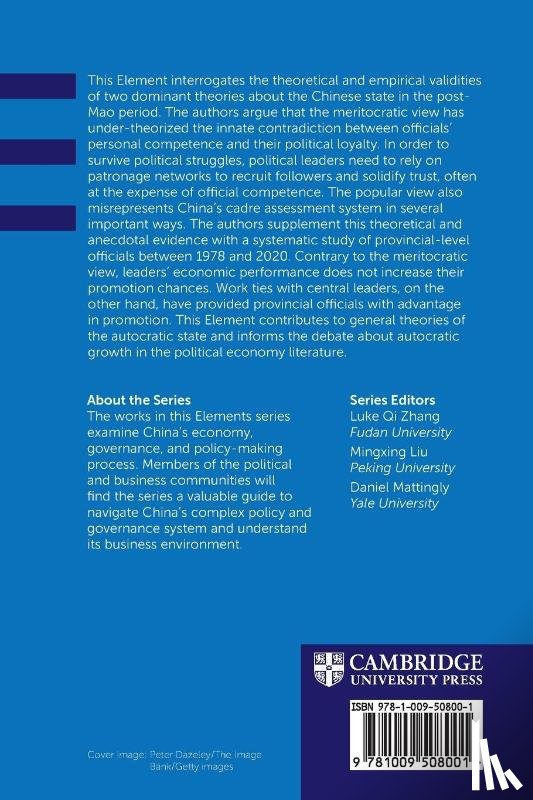 Su, Fubing (Vassar College), Tao, Ran (The Chinese University of Hong Kong) - Meritocracy or Patronage?