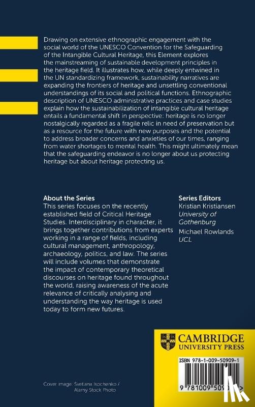 Bortolotto, Chiara (Centre National de la Recherche Scientifique) - Will Heritage Save Us?