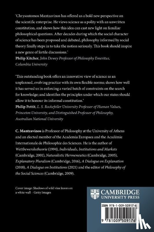 Mantzavinos, C. (University of Athens - The Constitution of Science