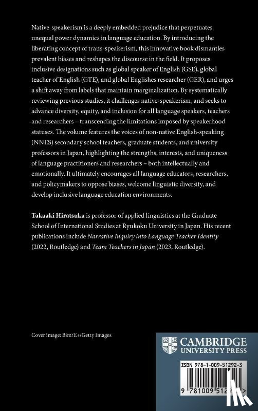 Hiratsuka, Takaaki (Ryukoku University - Native-Speakerism and Trans-Speakerism