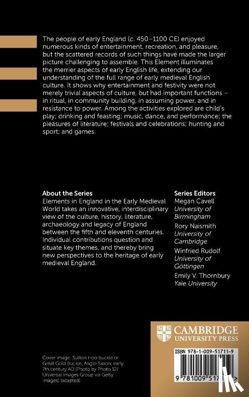 Bayless, Martha (University of Oregon) - Entertainment, Pleasure, and Meaning in Early England