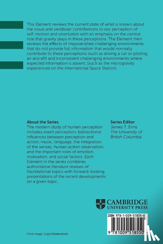 Harris, Laurence R. (York University), Jenkin, Michael (York University) - Visual-vestibular Integration in Challenging Environments