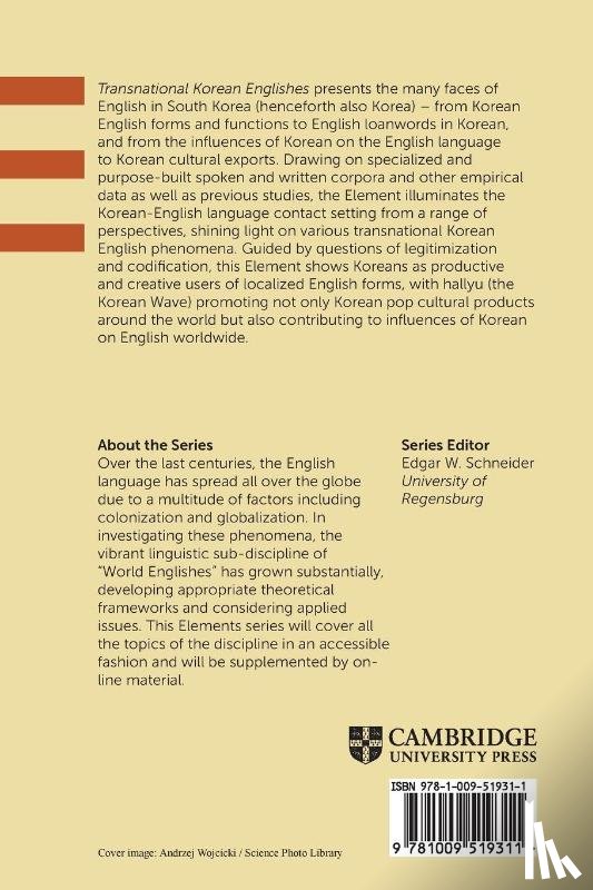 Rudiger, Sofia (University of Bayreuth), Baratta, Alex (University of Manchester) - Transnational Korean Englishes