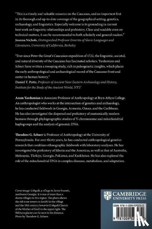 Yardumian, Aram (Bryn Athyn College, Schurr, Theodore G. (University of Pennsylvania) - The Peopling of the Caucasus