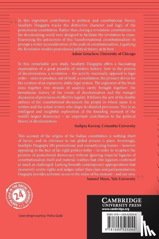 Dasgupta, Sandipto (New School for Social Research - Legalizing the Revolution