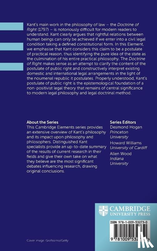 Capps, Patrick (University of Bristol Law school), Rivers, Julian (University of Bristol Law School) - The Postulate of Public Right