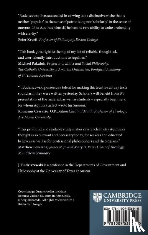 Budziszewski, J. (University of Texas - Commentary on Thomas Aquinas's Treatise on the One God