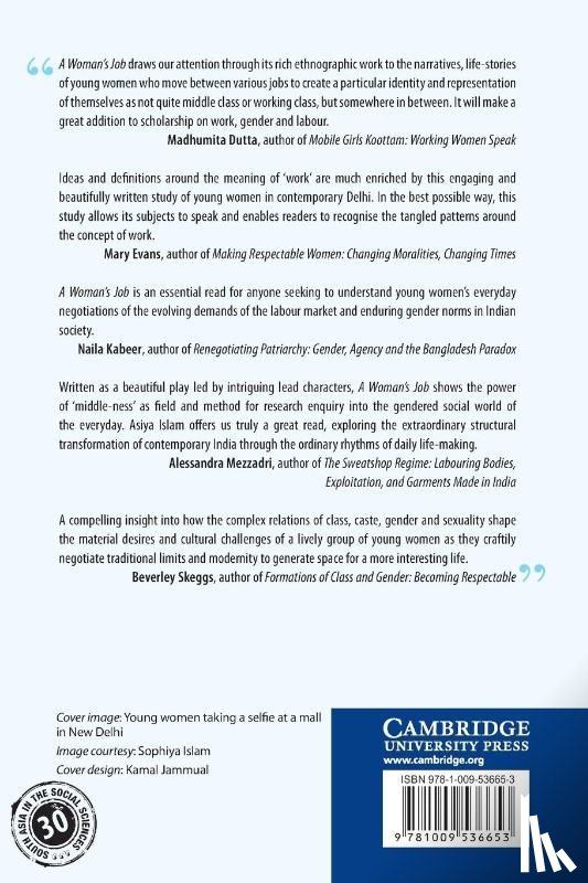 Islam, Asiya (London School of Economics and Political Science - A Woman's Job