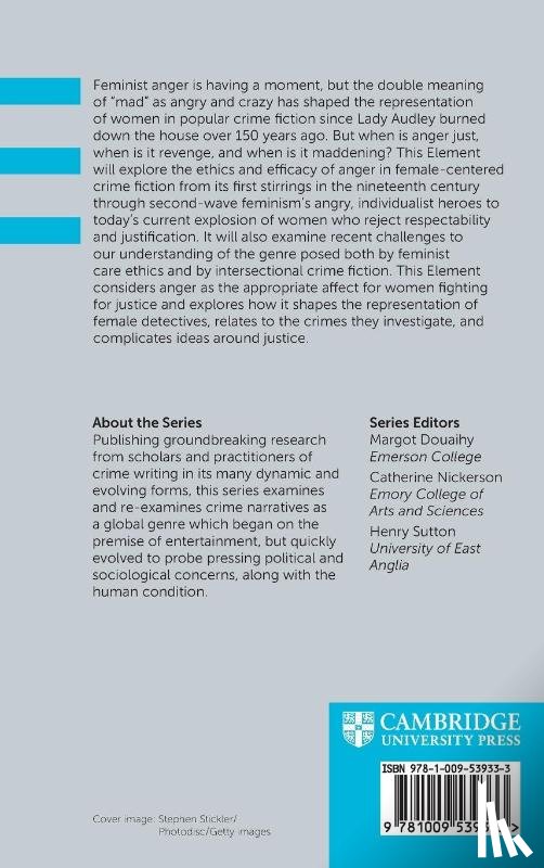 Reitz, Caroline (John Jay College of Criminal Justice and CUNY Graduate Center) - Female Anger in Crime Fiction