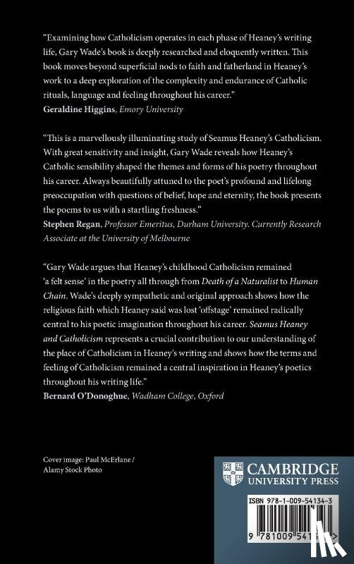 Wade, Gary (University of Notre Dame - Seamus Heaney and Catholicism