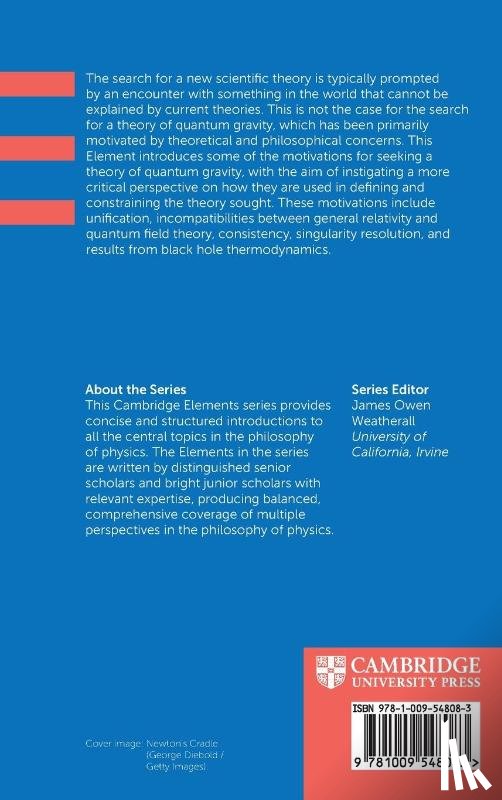 Crowther, Karen (Universitetet i Oslo) - Why Do We Want a Theory of Quantum Gravity?
