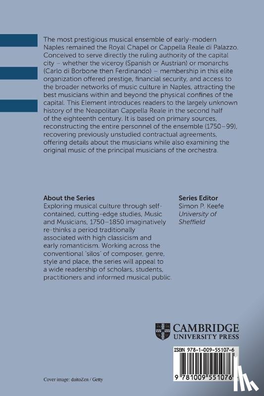 DelDonna, Anthony R. (Georgetown University) - The Orchestra of the Cappella Reale, Naples, 1750–1800