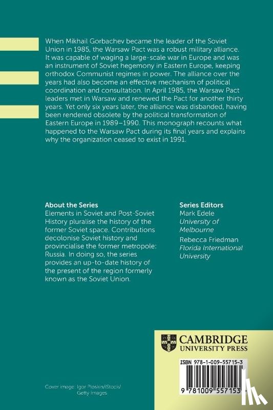 Kramer, Mark (Harvard University) - The Fate of the Soviet Bloc's Military Alliance