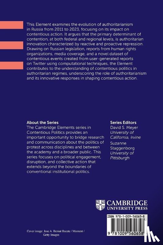 Mamaev, Bogdan (Griffith University - The Evolution of Authoritarianism and Contentious Action in Russia