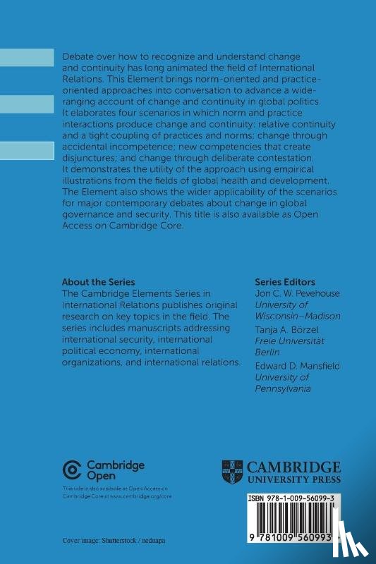 Bernstein, Steven (University of Toronto), Glas, Aarie (Northern Illinois University), Laurence, Marion (Dalhousie University) - Norms, Practices, and Social Change in Global Politics