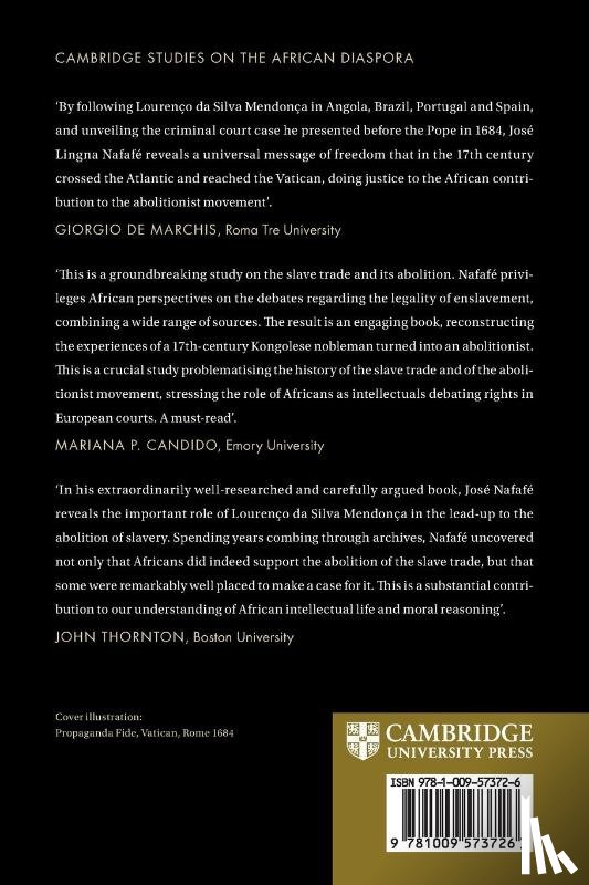 Lingna Nafafe, Jose (University of Bristol) - Lourenco da Silva Mendonca and the Black Atlantic Abolitionist Movement in the Seventeenth Century